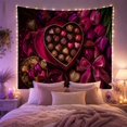 thumbnail image 2 of Lush Still Life With Heart Shaped Box Filled, Mystical Fantasy for Space Lovers, Galaxy Room Decor, Valentine's Day Gift, Tapestry Wall Hanging for Bedroom and Dorm, 2 of 7