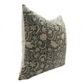 thumbnail image 4 of Fabdivine Block Print Throw Pillow Cover, 20x20 Inch Thick Linen Outdoor Cushion Cover, Floral Print Boho Design Green Pillow Cover for Sofa and Couch, 4 of 5