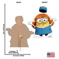 thumbnail image 5 of Cardboard People Bob Airline Stewardess Life Size Cardboard Cutout Standup - Minions: The of Gru (2022 Film), 5 of 5