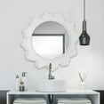 thumbnail image 3 of Uttermost Sea Coral White Round Mirror, 3 of 7
