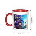 thumbnail image 3 of Taza de café y té con la adorable Coraline: tazas de cerámica para café para mujeres y hombres, 3 of 5