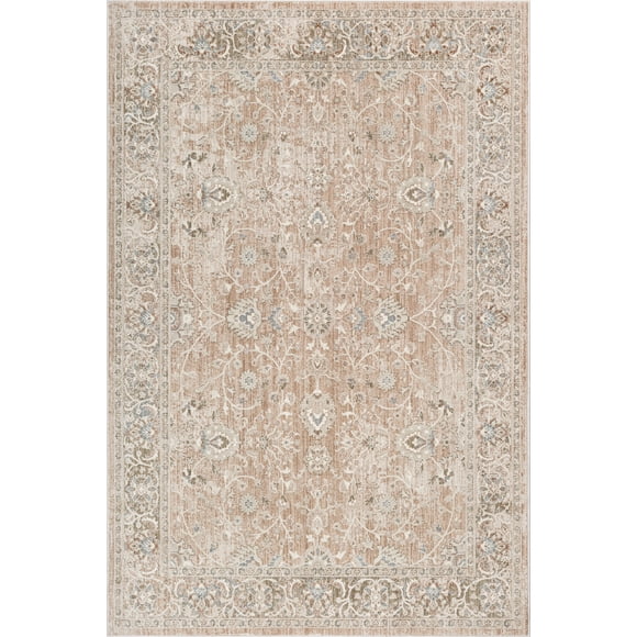 Mainstays Flow Beige Area Rug, 5’ x 7’
