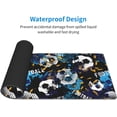 thumbnail image 2 of Football Blue -Mouse Pad, Big Desk Mat, Extended Gaming Mouse Pad, Mouse Mat with Non-Slip Rubber Base ＆ Stitched, 31.5 X 11.8 in Large Desk Pad for Keyboard, Mouse, Home and Office, 2 of 5
