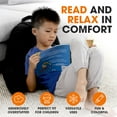 thumbnail image 4 of XgoodX  Reading Pillow with Arms – Portable Bed Pillow for Sitting Up & Support, Foam-Filled Back Rest Pillow for Sitting in Bed & Couch, Machine Washable-Black, 4 of 7