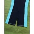 thumbnail image 6 of Zaldita Kids Boys Girls Rash Guard Swimsuit One Piece Swimwear Zipper Wetsuit UPF 50+UV Sun Protection Navy Blue&Sky Blue 8, 6 of 7