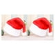 thumbnail image 4 of Cateissary 1 pieza Super oferta gorros navideños gruesos ultra suaves de felpa Santa Claus vacaciones sombreros de disfraces gorra de diseño de moda para adulto 2piezas Cateissary CBP009424, 4 of 4