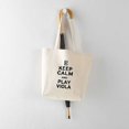 thumbnail image 6 of CafePress - Keep Calm Viola Tote Bag - Unisex Canvas Tote Bag, Beige, 1-Piece, 6 of 8