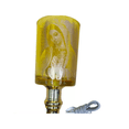 thumbnail image 2 of Lampara Tipo Veladora Vaso AGL Amarilla Imagen Virgen Foco Normal - INCLUYE FOCO E12, 2 of 3