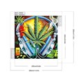 thumbnail image 3 of Kit Con Forma Especial Parcial DIY 5D Marihuana (XD044), 3 of 9