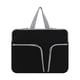 thumbnail image 1 of Cateissary Funda para portátil con funda con asa Bolsa de transporte de viaje portátil Bolsa con cremallera Compartimentos reutilizables Relojes inteligentes Negro 14 pulgadas, 1 of 6