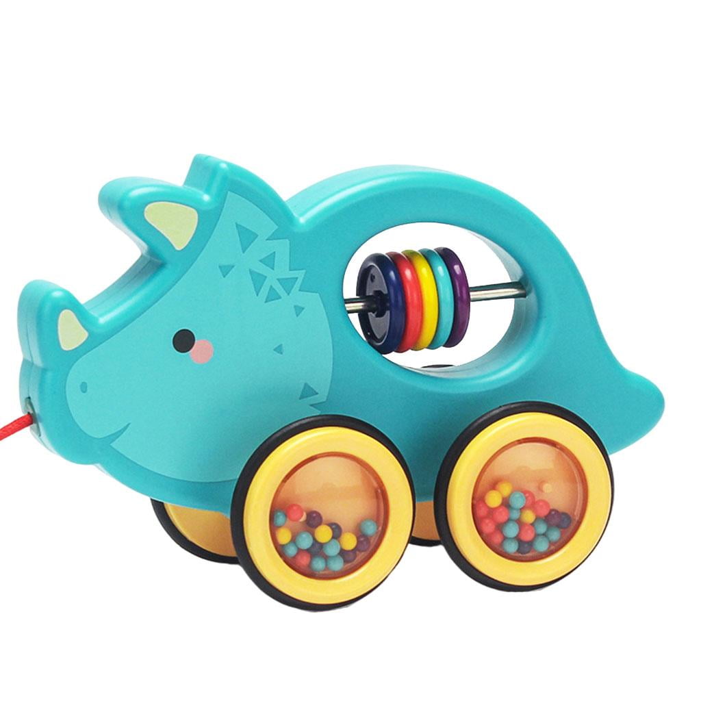 Long Cartoon Animal Pull Toy Push And Pull Toy for with Rustling Sound