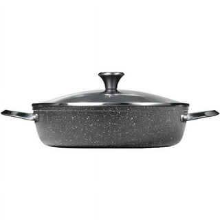 Nonstick Divided Pan for Stove Tops, 10.6Inch 3 Section Pan