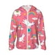 thumbnail image 1 of Fotbe Yoga Unicorn Chaqueta con Protección Solar UPF 50+ para Hombre y Mujer, Camisa con Capucha y Bolsillos-Large, 1 of 7