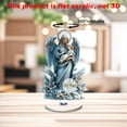 thumbnail image 5 of Hxlamzoo Mother's Day Rotating Acrylic Ornament - 360° Waterproof Desk Decor with Calming Blue Design, Easy-Clean Home Office Decoration Gift for Moms, 5 of 9