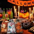 thumbnail image 6 of 50 Pcs Halloween Organza Treat Bags, 4x6inch Small Goodie Candy Bags Drawstring Mesh Gift Pouches Halloween Candy Gift Bag for Candies Trick or Treat, 6 of 7
