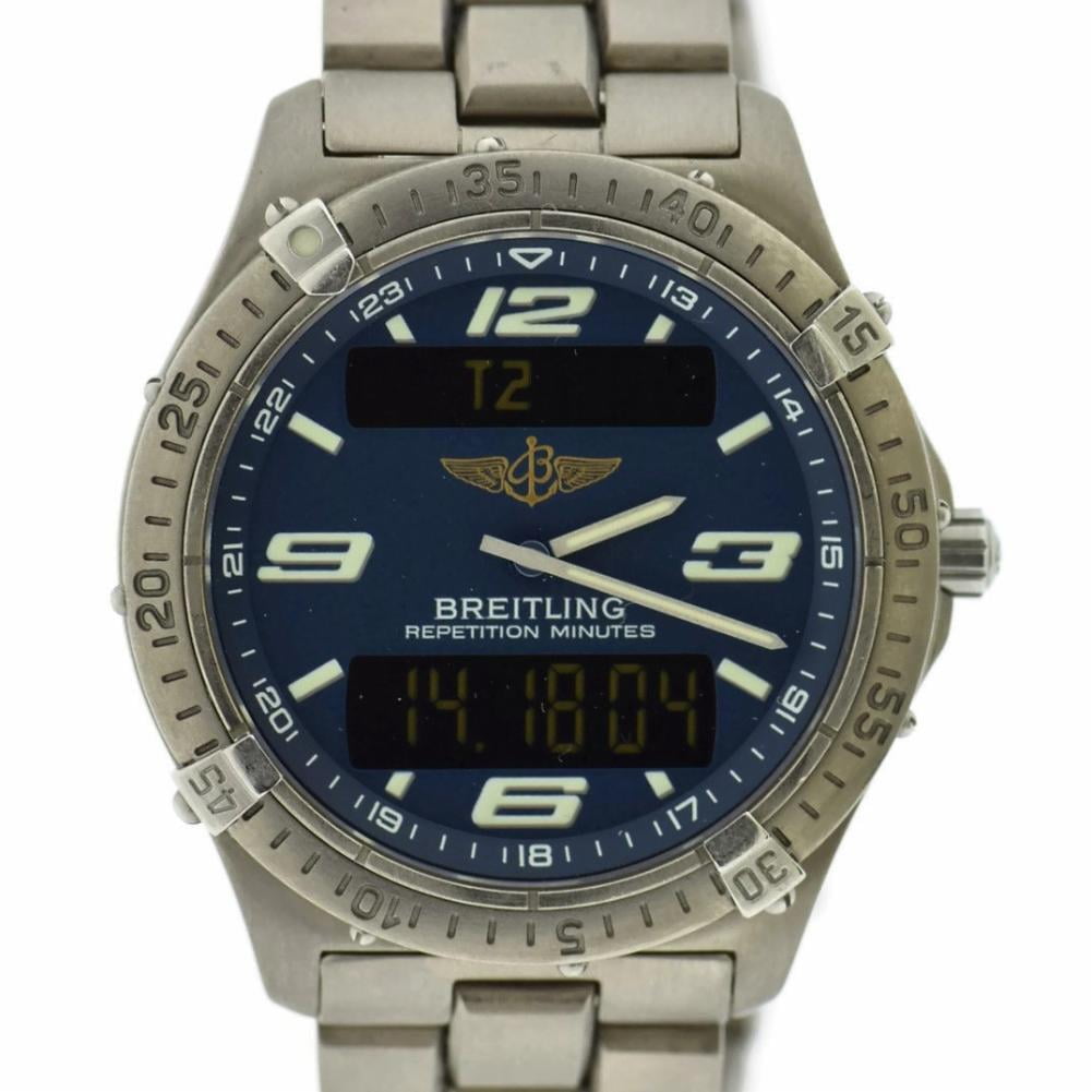 Pre-Owned Breitling Aerospace E65362 Titanium Watch (Certified Authentic \u0026  Warranty) - Walmart.com