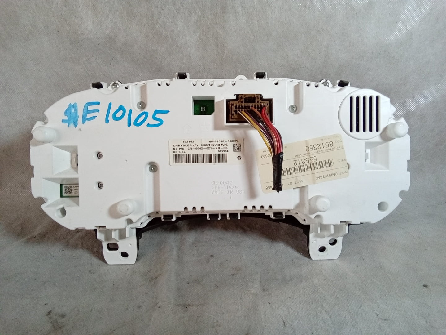 Pre-Owned 2014 Jeep Grand Cherokee 3.6L Speedometer Cluster 5091678AK OEM LKQ - Verify Specific Vehicle Fitment In Description - (Good)