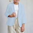 thumbnail image 2 of Huowey Infants Solid Color Suit Jacket For Girls Small Casual Suit For Kids Lovely Dailywear, 5-6Years, 2 of 8