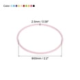 thumbnail image 2 of Pulseras de gel de silicona Uxcell 80's Glow Bangles Bandas de pulsera neón 10 colores 100 paquetes, 2 of 7