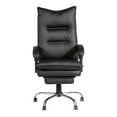 thumbnail image 2 of Furniture of America Prime Faux Leather Reclining Office Chair, Black, 2 of 6