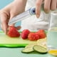 thumbnail image 1 of Cuchillo de fruta plegable de acero inoxidable | Mini cuchillo de cocina portátil para acampar al aire libre, picnics, uso en la cocina | Empuñadura ergonómica | Verde | 11x3x1cm | 1 pieza | Pelar y, 1 of 7