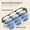 Blue-6 Cup Jumbo Muffin Pan, variant on Blue 12 Cup Muffin Pan Baking Bakeware