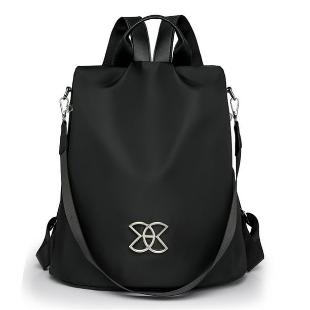 Large Capacity Backpack For Women Stylish Secure Fabric Shoulder Bag Versatile Lightweight