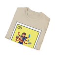 thumbnail image 4 of Novelty Mexican Mothers Lottery Card Graphic Gift | Humorous Bingo Illustration Pun Men Women Unisex Softstyle T-Shirt, 4 of 4
