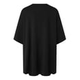 thumbnail image 4 of Short Sets Women 2 Piece Outfits Oversized T-Shirts Pocketed Cotton Shorts Matching Sets Sleepwear For Women, 4 of 8