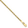 thumbnail image 1 of Leslie's 10K 2.5mm Diamond-Cut Rope Chain (Weight: 3.83 Grams, Length: 9 Inches), 1 of 4