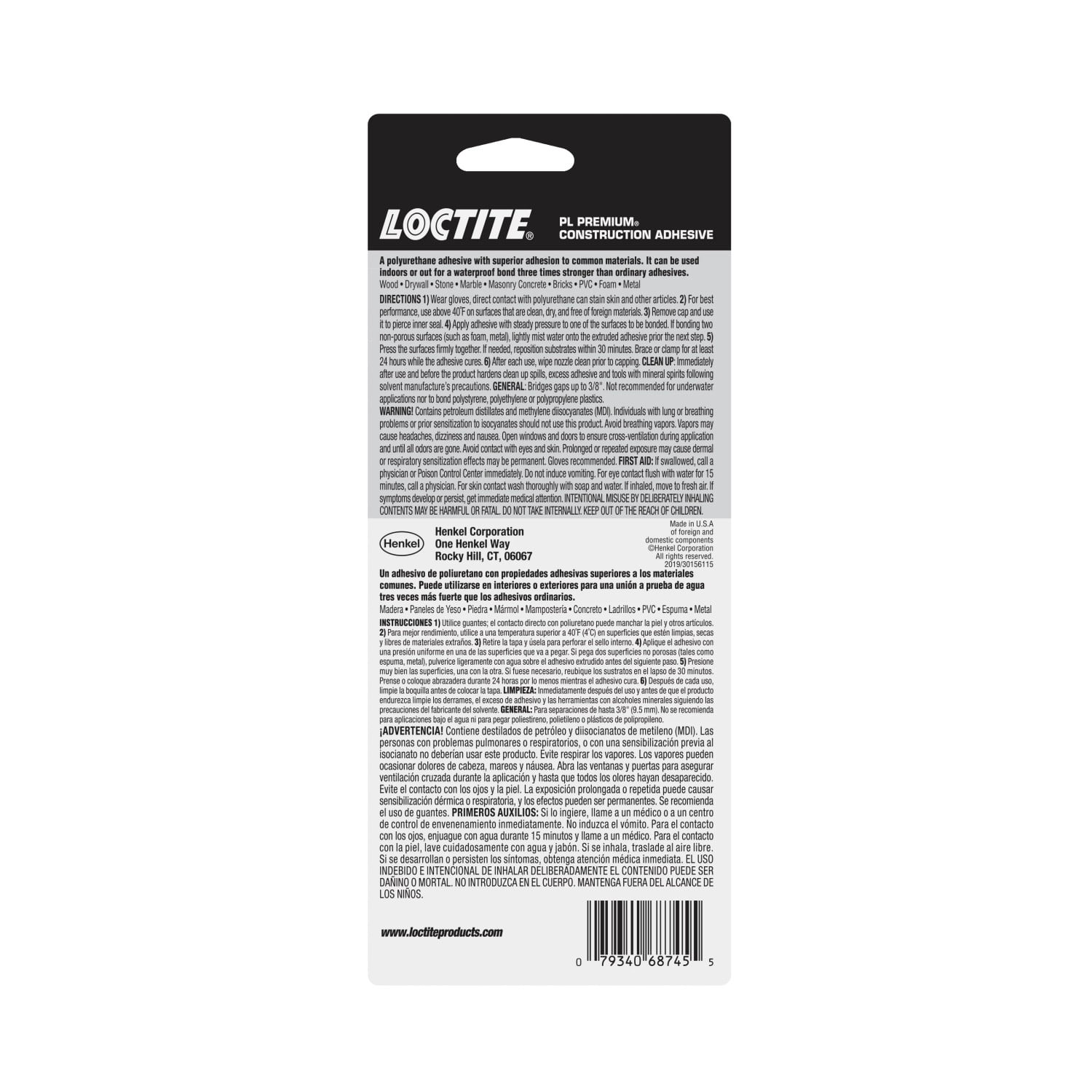 Loctite Pl Premium Polyurethane Construction Adhesive 3x, Pack of 1, Tan 4 fl oz Tube