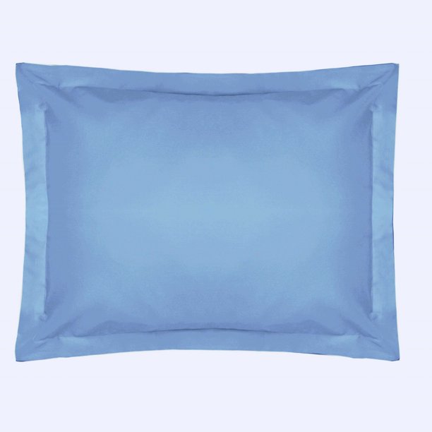 Belledorm - Funda para almohada de percal modelo Easycare Oxford (Azul cielo)