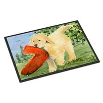 Carolines Treasures SS8762JMAT Golden Retriever Doormat 24x36 36"L x 24"W multicolor