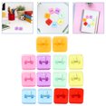thumbnail image 4 of KAKOWELY 14Pcs Household Paper Clips Adorable Sealing Clips Multi-function Plastic Clips Office Accessory,1.26"X1.18"X0.87", 4 of 4