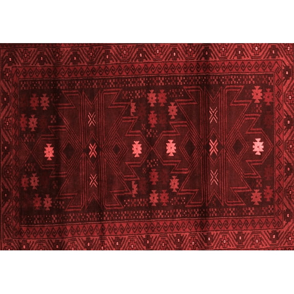 Ahgly Company Indoor Rectangle Persian Red Traditional Area Rugs, 5' x 7'