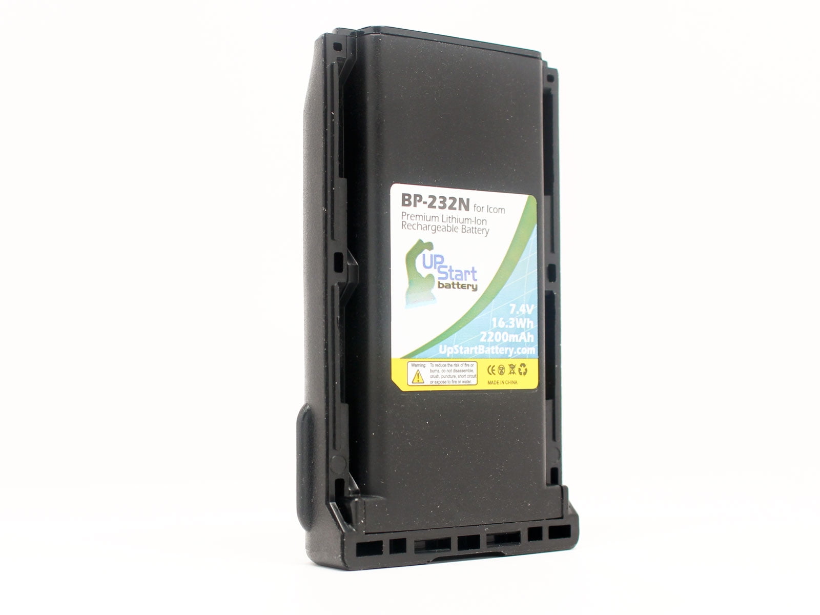 Bolsa muy Industrial Icom IC-A14 Battery - Replacement for Icom BP232N Two-Way Radio Battery  (2200mAh, 7.4V, Lithium-Ion) - Walmart.com
