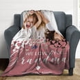 thumbnail image 4 of Custom Throw Blanket for Dad with Photo Personalized Happy Fathers Day Blankets with Pictures Customized Blanket for Dad Grandpa on Fathers day Halloween Christmas New Year A Blankets, 4 of 5