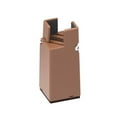 thumbnail image 7 of 4Pack Chair Leg Table Leg Extenders Support 600lbs Bed Riser Diameter 0.37" Chair furnishing Leg for 10cm Brown 22-42mm, 7 of 7