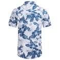 thumbnail image 4 of COOFANDY Mens Hawaiian Shirts Short Sleeve Casual Button Down Tropical Beach Shirt, 4 of 6