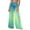 #149-Mint Green, variant on Neewe Women Sheer Flare Cover up Pants Swimsuit Beach Bikini Bottom Cover up Elastic Waist Wide Leg Palazzo Trousers
