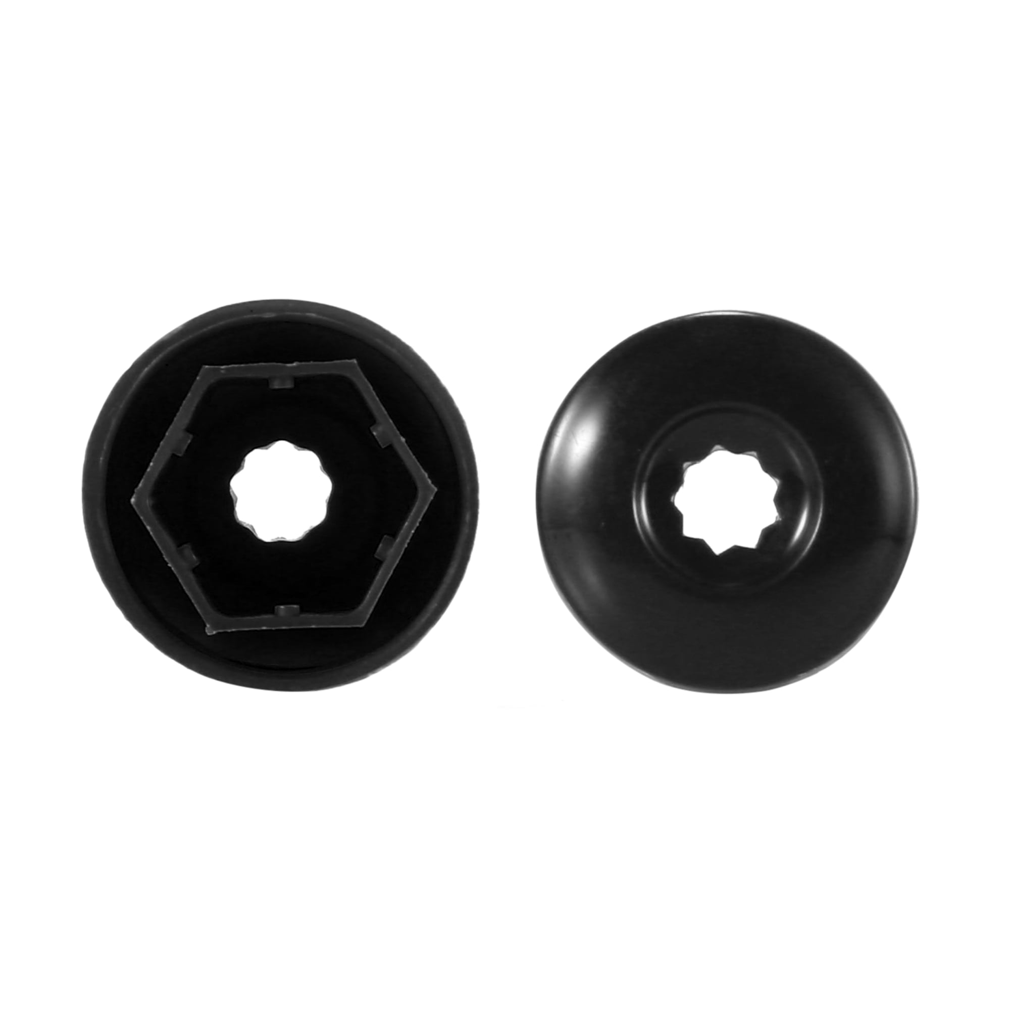 Unique Bargains 17mm Hexagon 21mm Round Wheel Lock Lug Bolt Nut Cover Cap for VW