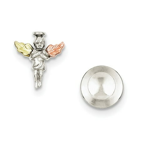 Sterling Silver 12K Angel Pin/Tie Tac