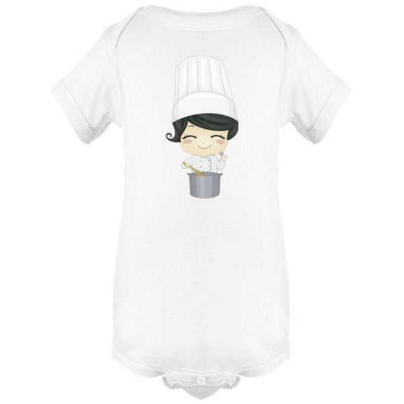 Chef Girl Bodysuit Infant -Image by Shutterstock,  6 Months