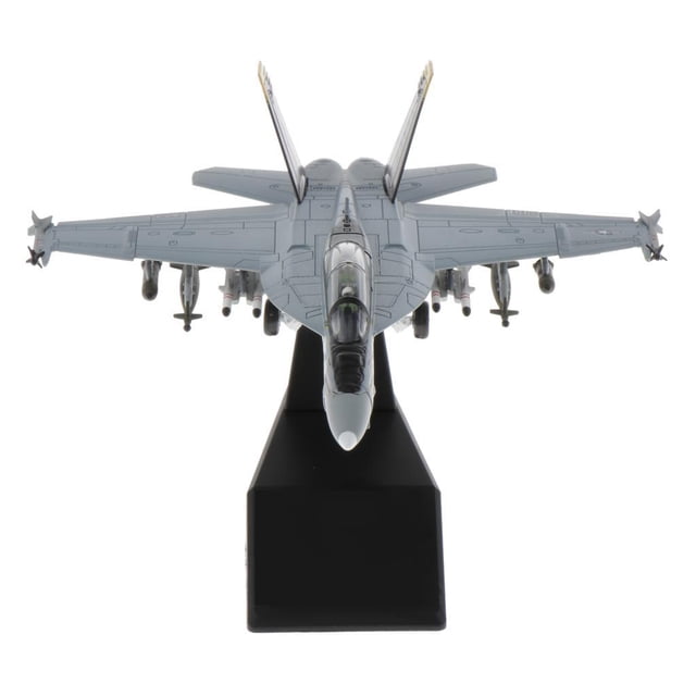 Modelo de Aleación 3D de Avión F-14 1:100 Hugo Gris 18,5x14x13cm