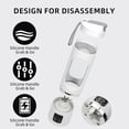 thumbnail image 4 of Cordless Blender - 3-Speed 450ml Portable Blender| For Smoothies, Juicing, Ice Crushing, Travel, Gym (white), 4 of 5