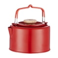 thumbnail image 1 of S SERENABLE Camp Kettle 1.1 L Tableware Lightweight Tea Kettle for Hiking Outdoor Travel Red, 1 of 9