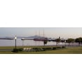thumbnail image 2 of Blaustein, Alan 24x11 White Modern Wood Framed Museum Art Print Titled - Aquatic Park Pano - 125, 2 of 4