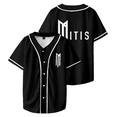 thumbnail image 2 of Mitis Merch Harajuku Thin button Baseball Uniform Men/Women Baseball Jersey Color1, 2 of 4