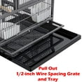 thumbnail image 5 of Stackable Bird Flight Breeder Cage Center Divider Side Nesting Box Doors Metal Bird Cage for Small Birds Lovebirds Finch Canaries Parakeets Cockatiels Budgies, 5 of 9