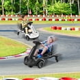 thumbnail image 2 of Coelon 6V Kids Ride in Drift Car, Electric Drift Kart, 360° Rotation, 2 Adjustable Heights, 5 Wheels, 3 MPH Max Speed, Harness, Portable Handle, 2 of 7